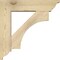 Ekena Millwork Westlake Traditional Rough Sawn Bracket w/ Offset Brace, Douglas Fir, 6"W x 22"D x 22"H BKT0604X22X22WTL01RDF - alternate 4